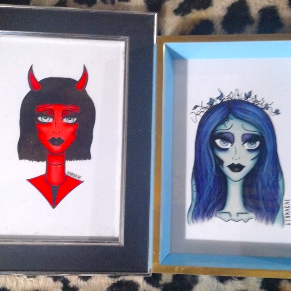 A set of prints of ginnakae